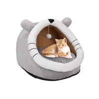 Groothandel Verwisselbare Huisdieren Sofa Cave Bed Wasbare Leuke Kat Bedden Met Bal
