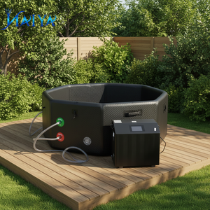 Bañera Ovalada de PVC Portátil Moderna Directo de Fábrica para Baños de Hielo, para Entrenamiento al Aire Libre, Recuperación, con Bomba, para Adultos - Product Image 1