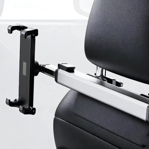 Supporto Universale per Telefono e Tablet da Poggiatesta Auto, Regolabile per Sistema di Intrattenimento Sedile Posteriore, Compatibile con Tutti i Dispositivi - Product Image 1