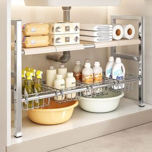 <b>Kitchen</b> Racks, Multifunctional Cabinet Rack, Cookware, Multi-layer Countertop Storage Artifact - Product Image 1
