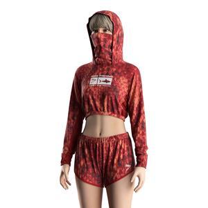 Haut court de pêche pour femme anti-UV UPF50+ – Coupe ergonomique, séchage rapide, tissu anti-transpiration et confort léger - Product Image 1