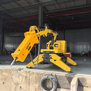 Robot de demolición con control remoto Mini excavadora de 1 tonelada adecuada para espacios estrechos en minas de tuberías - Product Image 2