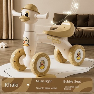 Nuevo Producto: Bicicleta de Equilibrio sin Pedales para Niños, de Plástico, Eléctrica, de <span class=keywords><strong>4</strong></span> Ruedas, para Niños y Niñas de 1 a <span class=keywords><strong>4</strong></span> Años, Triciclo de Ejercicio - Product Image 5