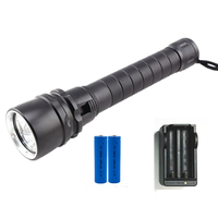 Lampe flash de plongée professionnelle en alliage d'aluminium étanche 3T6 /5T6 lampe de poche led