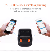 RPP02A Printer Genggam Mobile 58mm 2 INCI Printer Thermal Portabel untuk Struk dan Tagihan Bluetooth USB