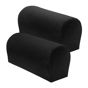 <span class=keywords><strong>Copri</strong></span> Braccioli Antiscivolo Elasticizzati Neri 8366 per Divani, Protezione per Mobili, Durevoli, Lavabili in Lavatrice, Morbidi <span class=keywords><strong>Copri</strong></span> Braccioli per <span class=keywords><strong>Divano</strong></span> - Product Image 1