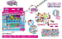 Kit de Fabricación de Pulseras con Pegatinas Holográficas, Juego de Manualidades de Joyería con Cuentas para Niños, Juguete Creativo Hecho a Mano, Regalo para Niñas de 6 Años en Adelante