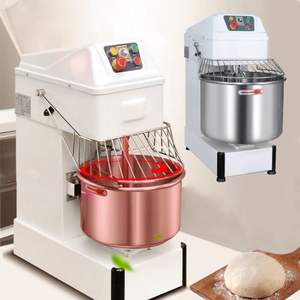 Pétrin de boulangerie commerciale 25 kg 50 kg Amasadora De Pan Industrial Mix Mélangeur électrique de farine pour pain Mélangeur à spirale pour pâte Prix - Product Image 1