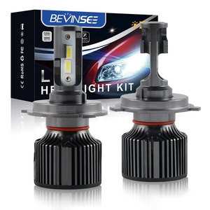 Bevinsee H7 60W presa <span class=keywords><strong>H4</strong></span> 24V 12V fendinebbia Moto Led <span class=keywords><strong>H4</strong></span> 6000K 8000LM H1 H11 H3 CSP 3570 lampadine per fari a LED - Product Image 1