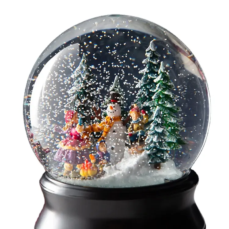 Giáng sinh Tuần lộc Quả cầu tuyết trang trí quà tặng, Quả cầu nước chim cánh cụt, Snowman snowglobe thiết kế cho Giáng sinh