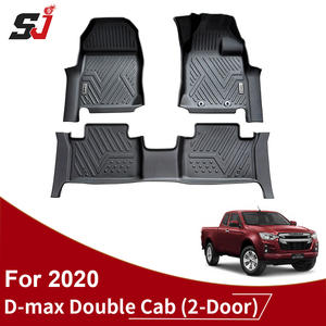 พรมเช็ดเท้าสำหรับรถยนต์ Isuzu Dmax <span class=keywords><strong>2020</strong></span> Double CAB (2ประตู) <span class=keywords><strong>ภายใน</strong></span>รถเลือกได้ตามต้องการ - Product Image 4