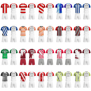 Commande en gros Impression par sublimation Tenue <span class=keywords><strong>de</strong></span> football Style d'équipe professionnelle Ajustement flexible Ensemble <span class=keywords><strong>de</strong></span> maillots <span class=keywords><strong>de</strong></span> football pour les passionnés <span class=keywords><strong>de</strong></span> sport - Product Image 2