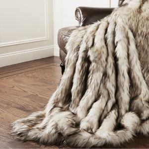 <span class=keywords><strong>Couverture</strong></span> en fausse <span class=keywords><strong>fourrure</strong></span> de <span class=keywords><strong>renard</strong></span>, couvertures, qualité supérieure - Product Image 1