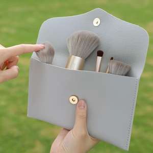 Portefeuille enveloppe en similicuir, organiseur d'argent, étui à cosmétiques, <span class=keywords><strong>porte</strong></span>-pinceaux de maquillage, enveloppes à <span class=keywords><strong>monnaie</strong></span>, <span class=keywords><strong>porte</strong></span>-cartes <span class=keywords><strong>et</strong></span> <span class=keywords><strong>porte</strong></span>-chèques - Product Image 4