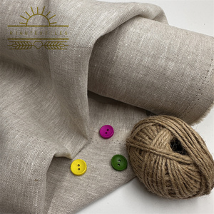 En stock french100 tissu en lin pour vêtements lin froissé tissu de costume bio lavé pur 100% tissu en lin - Product Image 2