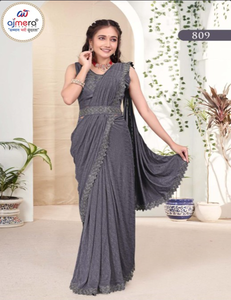 Ethnic Ready-to-Wear Women's <b>Sarees</b> Wholesale Stylish Designer Collection Bulk Orders Competitive Prices Party All Seasons Sun - Product Image 4