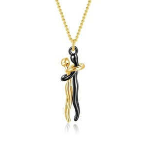 Collar con Colgante de Abrazo para el Día de San Valentín - Regalo Romántico de Cumpleaños para Seres Queridos, Joyería para Mujer de Gran Venta Transfronteriza - Product Image 4