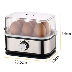 Cozedor de Ovos Elétrico de Aço Inoxidável 241080 CE/GS <span class=keywords><strong>2026</strong></span> Novo Design para 6 Ovos - Product Image 3
