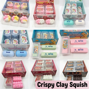 Crispy, soft, sticky clay slow rebound squishy stress-relief model prop, pressure-relief wax, super soft and crunchy toy - Product Image 6