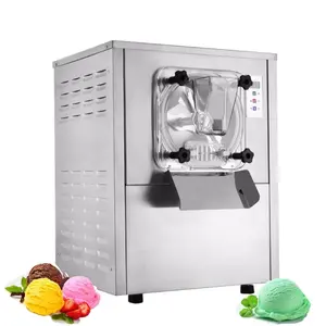 Mini máquina de congelar italiana para bancada, máquina de gelado dura 2023 mais barata