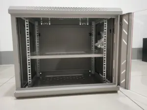 Сетевая стойка 19 дюймов 6u 9u 12u односекционный настенный серверный шкаф