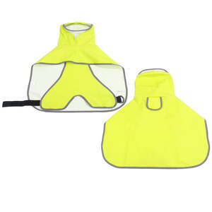 Nuovi Impermeabili Estivi Semplici per Animali Domestici con Bordi Riflettenti Giallo Fluorescente per Cani - Teddy Corgi Golden Retriever - Product Image 2