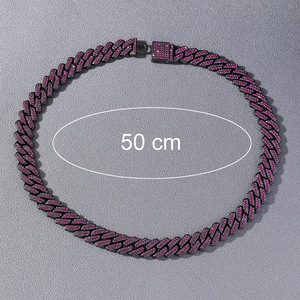 Collar de cadena cubana de aleación estilo hip-hop, moderno y exagerado, para hombre, accesorios de moda, joyería. - Product Image 4