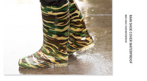 รองเท้าบูทกันฝนแบบสวมสำหรับผู้ชาย คุณภาพสูง ลายพราง หนา กันลื่น ระบายอากาศได้ดี ทนทาน อุ่น หัวรองเท้าแบบคอมโพสิต เหมาะสำหรับตกปลา ทำฟาร์ม และพื้นที่ชนบท - Product Image 6