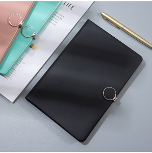 A5 pu leather Business quaderno personalizzato set di cancelleria regalo diario di Design semplice agenda in pelle con inserto in carta - Product Image 4