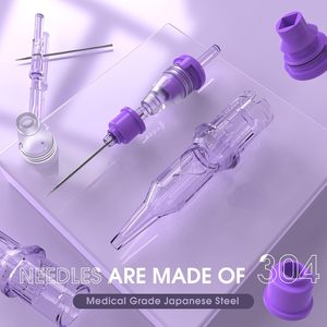 50 Cartuchos Redondos Desechables para Tatuajes, Agujas RL RS de 0.3MM para Maquillaje Permanente, Delineador de Ojos, Cejas y Microblading - Product Image 5