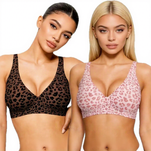 <span class=keywords><strong>Soutien</strong></span>-<span class=keywords><strong>gorge</strong></span> sans armatures à fermeture latérale pour femme, style <span class=keywords><strong>léopard</strong></span>, best-seller transfrontalier, directement du fabricant, coupe 3/4, style Pure Desire sexy - Product Image 1