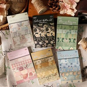 50 Fogli per Confezione, Serie Materiali A Breeze for <span class=keywords><strong>You</strong></span>, Quaderno Adesivo Fai-da-Te, Materiali per Bullet Journal - Product Image 1
