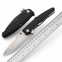 Couteau pliant tactique de défense personnelle, couteau de poche EDC pour le camping en plein air, couteau à lame acier CPM-D2 avec manche ABS, vente chaude sur le e-commerce