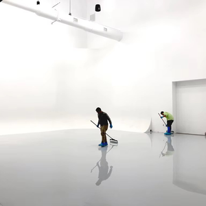 Revêtement de sol en époxy à effet marbre sable coloré, peinture auto-nivelante pour sols en béton - Product Image 2