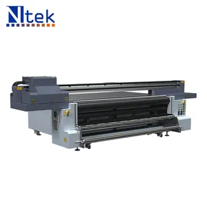 Impresora uv híbrida de 2 metros para imprimir, rollo y hoja, 3321 R