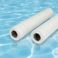 Cartouche filtrante en polypropylène (PP) résistante aux produits chimiques, enroulée, pour l'industrie pétrochimique et la filtration des solutions de placage