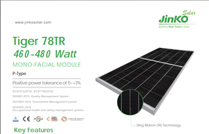 Yüksek kaliteli Jinko fotovoltaik Panel 465 watt 480 watt Mono Placa 470W güneş panelleri 1000w fiyat fabrika sıcak satış - Product Image 3