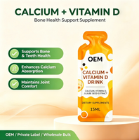 Meilleure Qualité Vente en Gros Usine OEM Boisson Liquide Bon Marché pour le Soutien Osseux avec Calcium et Vitamine D