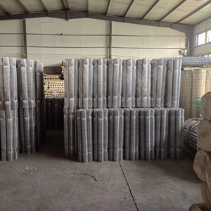 Anping nhà máy xây dựng dây lưới Lồng hàng rào dây sắt mạ kẽm dây lưới vuông lỗ hình dạng electrosoldas Hàn - Product Image 4