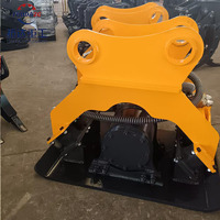 Compacteur Vibratoire Hydraulique Robuste pour Excavatrice avec Roulement et Engrenage pour Fondations de Barrages Hyundai R90-100 de 5 à 10 Tonnes
