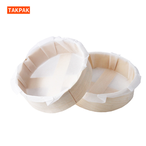 <span class=keywords><strong>Molde</strong></span> <span class=keywords><strong>de</strong></span> madera simple para hornear con papel para hornear para queso, pastel, hamburguesa - Product Image 2