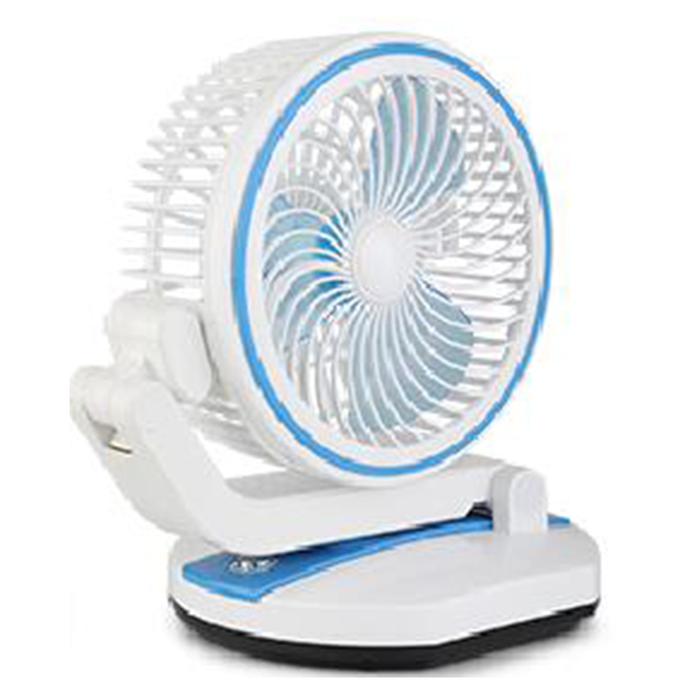 Personal Portable Noiseless Three Speeds 1800mAh Rechargeable Battery USB Handheld Fan for Desk Camping Sleeping