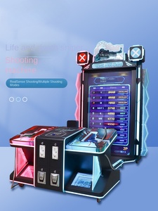 Jeu de tir vidéo à monnayeur personnalisé, avec simulation de fusil de sniper à double tir, fonction de numérisation de code et effets de vie et de mort, en plastique - Product Image 4