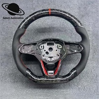 Volant en cuir vintage amélioré, adapté aux Volkswagen MK5 MK6 MK7 7.5 GTI GTD R Passat Polo GTI CC Golf7 7R Tiguan
