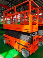 Plateforme élévatrice mobile autopropulsée électrique à ciseaux pour travaux en hauteur, fabriquée en Chine