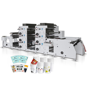 フレキソ印刷機自動フレキソ印刷機4 5 6色ペーパーカップ用 - Product Image 1