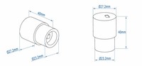 Cámara de microscopio 4K, cámara digital para microscopio de hendidura, microscopio trinocular con enfoque automático, microscopio industrial HD RF4 con cámara y lente 4K