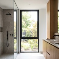 Ventanas Extra Grandes con Marco de Aleación de Aluminio y Vidrio Templado Fijo para Exteriores, Ventanas de Piso a Techo