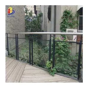 10mm 12mm courtyard fence glass for sale