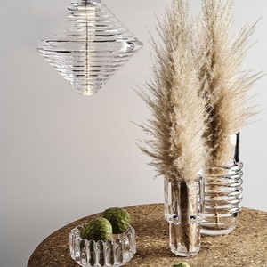 Rubber glass <b>vase</b> irregular artistic bottle neck horizontal <b>vase</b> living room <b>decoration</b> <b>vase</b> - Product Image 4